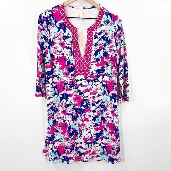 Pink Blush Floral Dress - Picture 1 of 8
